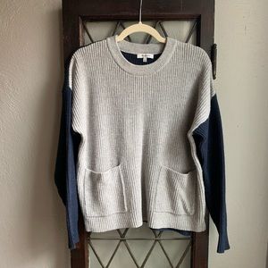 Madewell Patch Pocket ribbed sweater